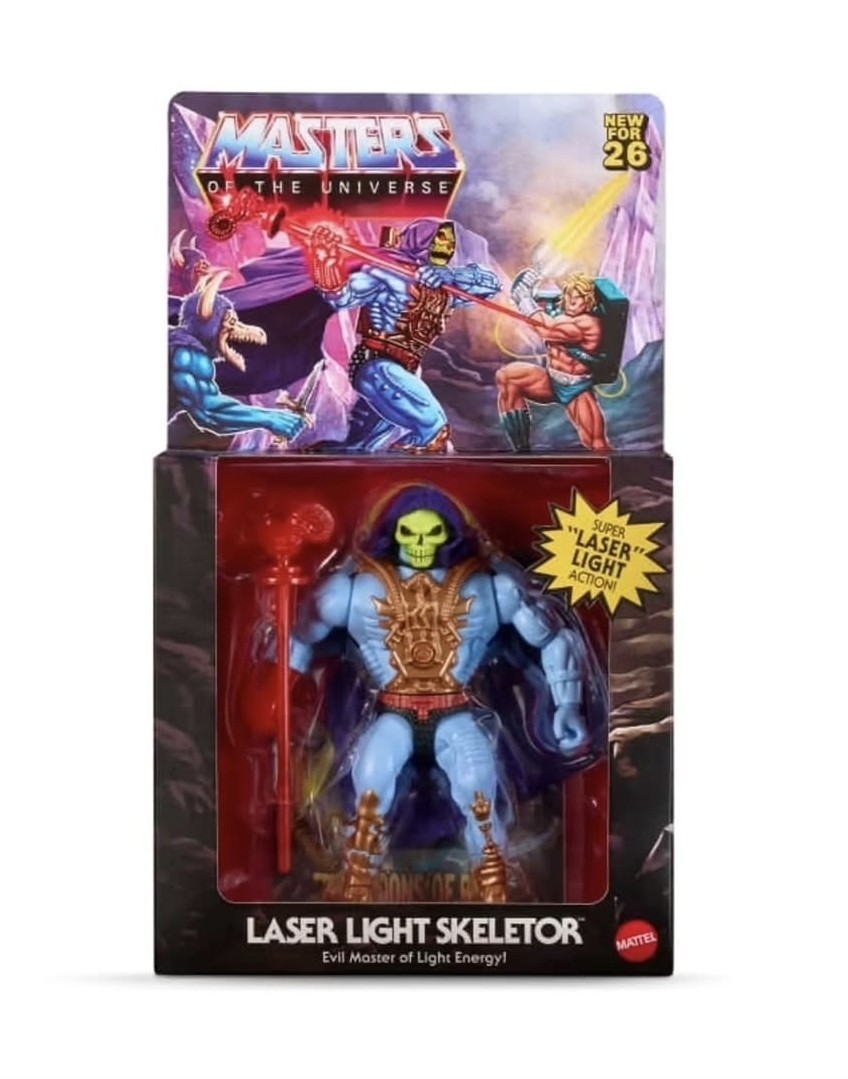 Scheletro di luce laser Masters of the Universe Origins