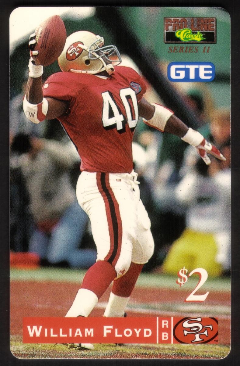 Proline 2: $2. William Floyd (Carta #18 Di 25) Carta Telefonica