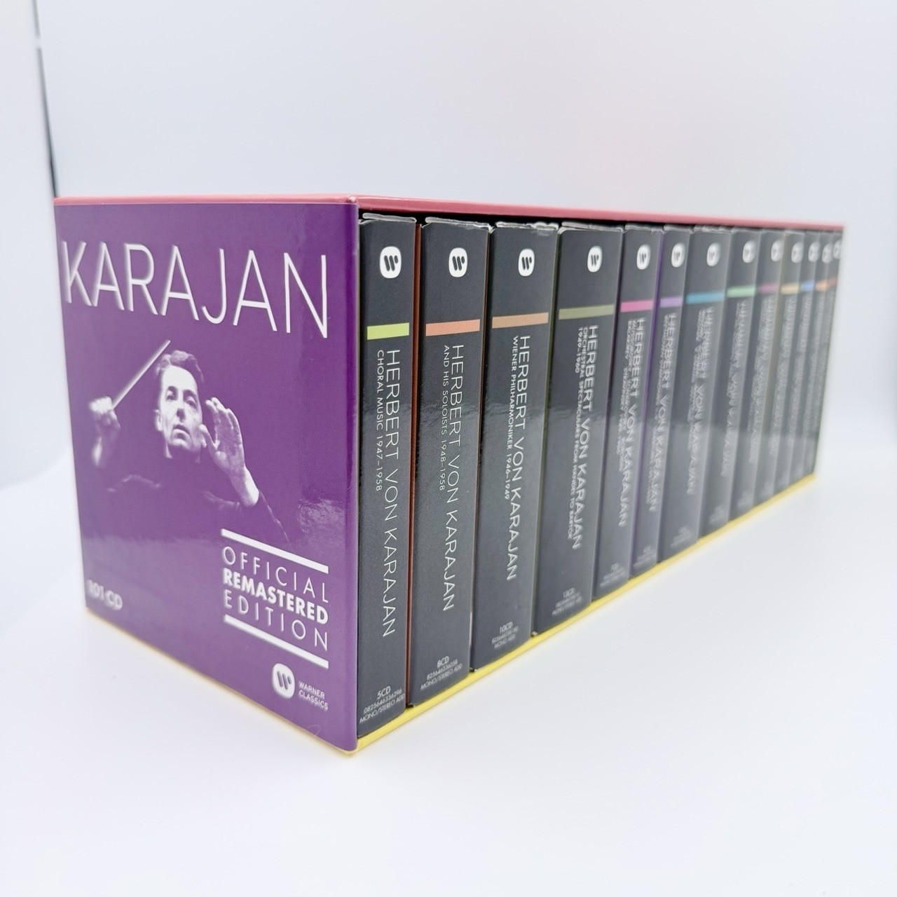 Karajan Official Remastered Edition Completo 101 CD Box Set Warner Classics EU