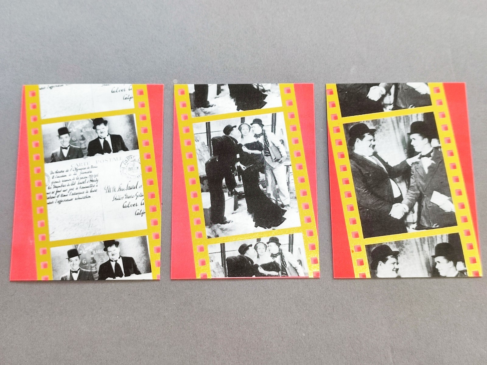 1997 Riverwye Trading Card Set Laurel & Hardy 70th 3 X Redemption Cards R1 R2 R3