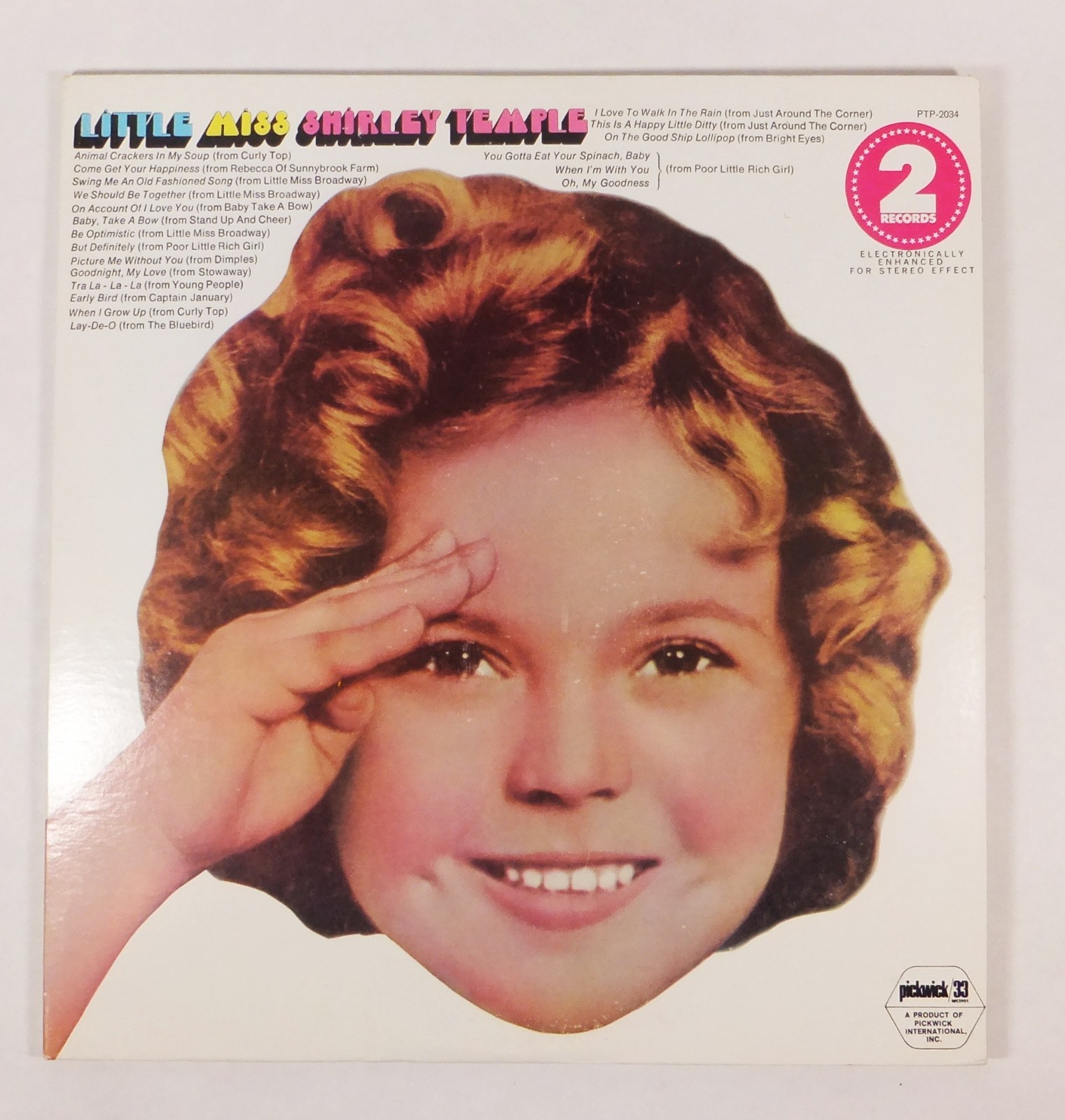 Shirley Temple Little Miss Shirley Temple Album Pickwick – 1973
