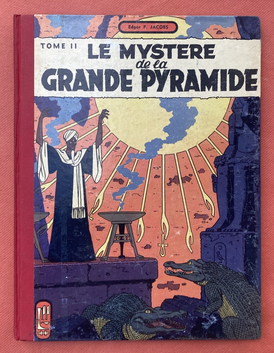 BLAKE ET MORTIMER : LE MYSTERE DE LA GRANDE PYRAMIDE 2 - EO 1955 / JACOBS LOMBAR