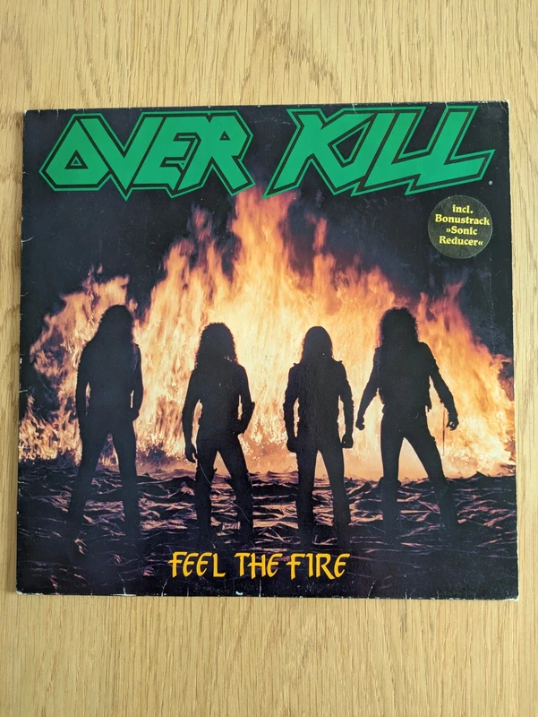 Vinyle Overkill Feel The Fire