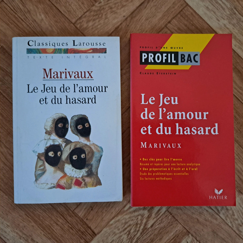 Livres "Le jeu de l'amour et du hasard" de Marivaux