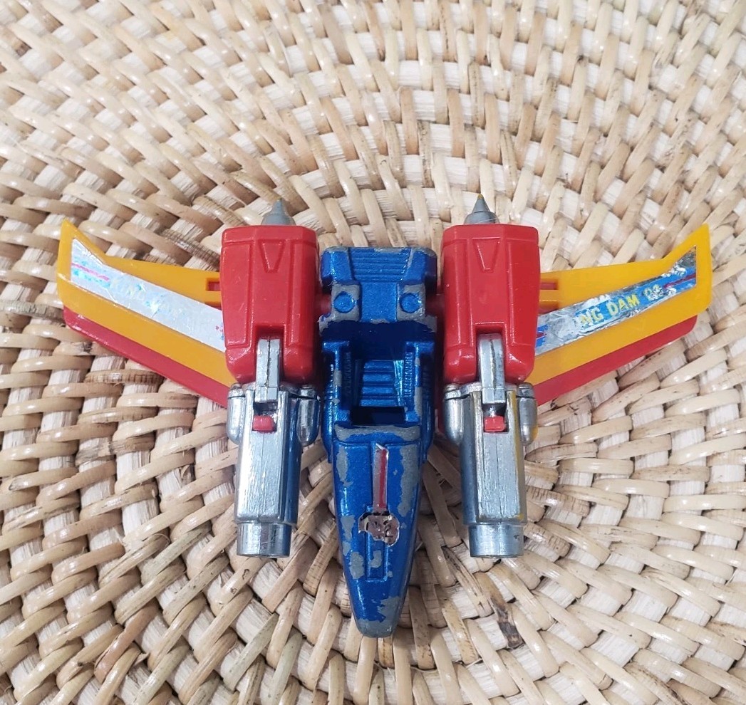 Robot Diaclone vintage Takara King Dam 02 pressofuso - PARTE - ali e braccia posteriori