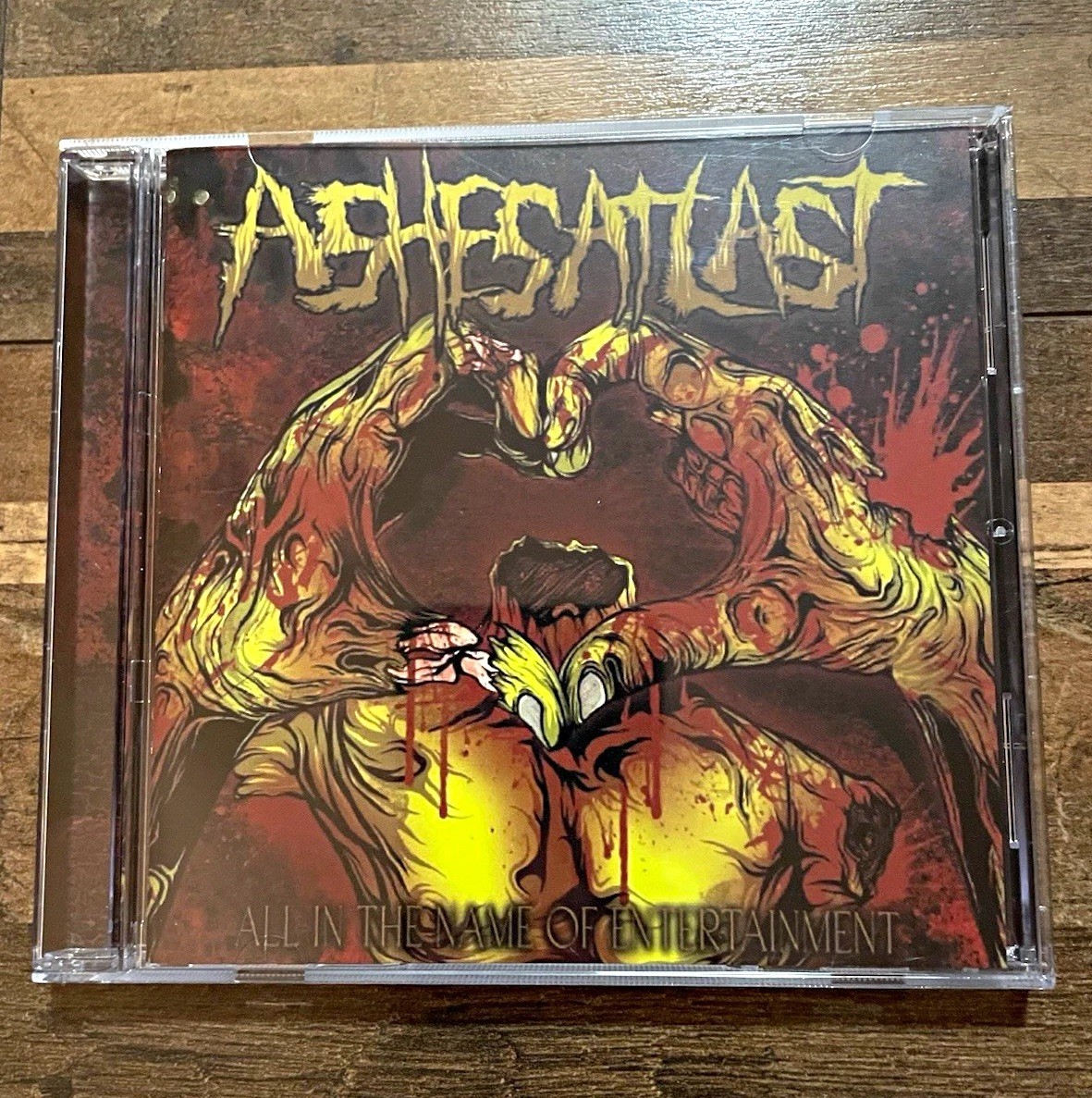 ashes at last - all in the name of entertainment 2026 deathcore CD