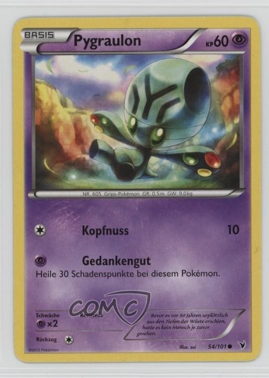 Elgyem German Pokemon Black & White Noble Victories #