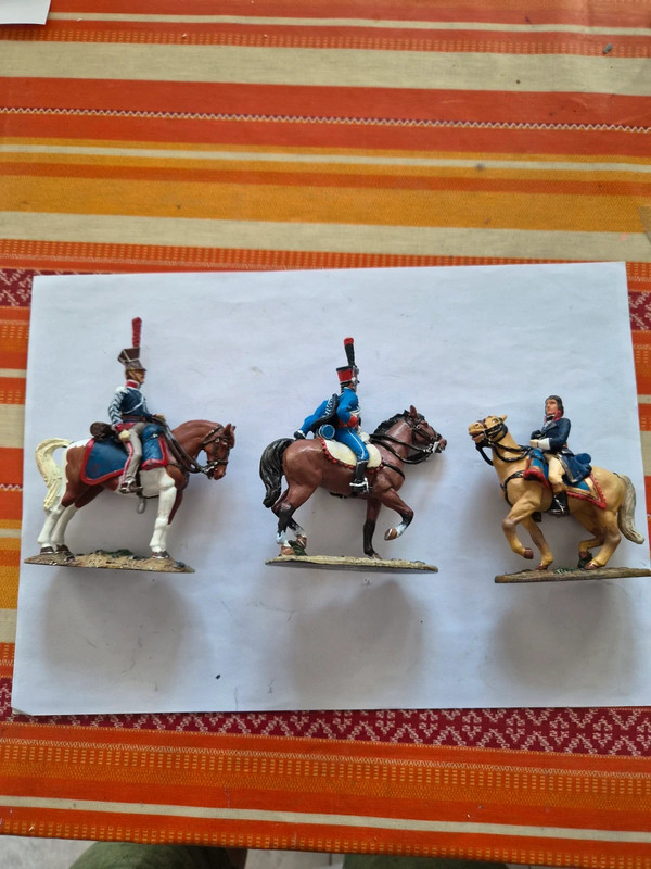 Soldati a cavallo in piombo