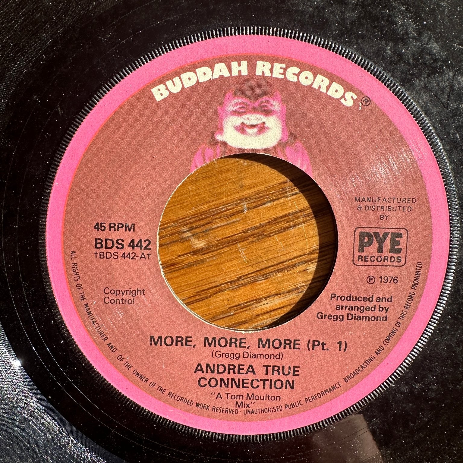 Andrea True Connection – More, More, More 7" Single 1976 Buddah Disco 45 RPM