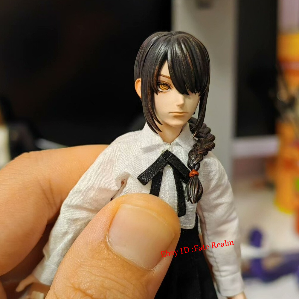 1/12 Motosega Uomo Nayuta Testa Intaglio per 6" Romankey Crazy ML Figura Corpo Nuovo