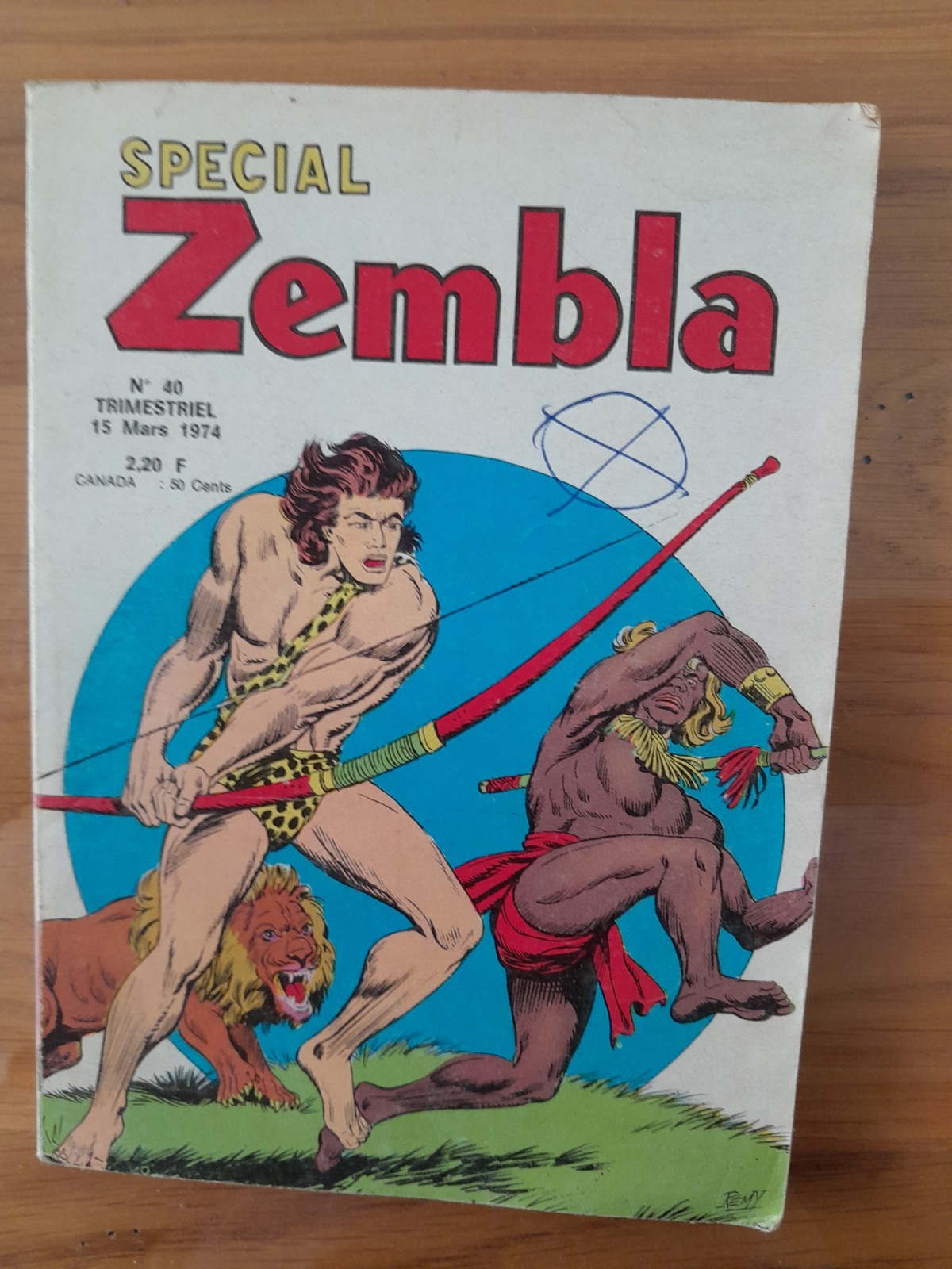 SPECIAL ZEMBLA    N°40   LUG    1974    BE
