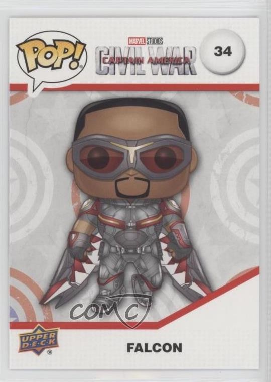 Upper Deck 2023 Funko Pop Marvel Infinity Saga Falcon #34 12bq