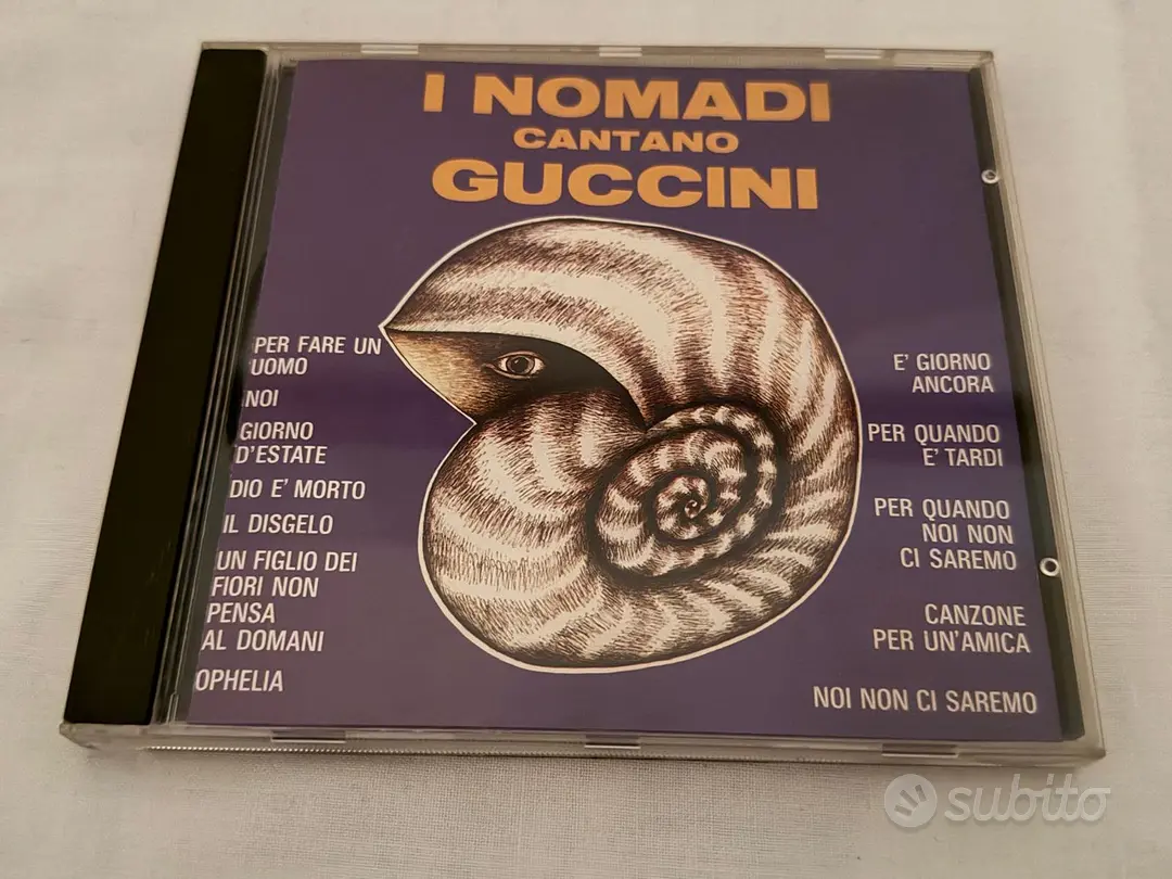 CD I Nomadi Cantano Guccini Album Storico EMI 1973