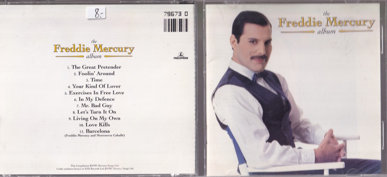 Freddie Mercury – The Freddie Mercury Album CD Parlophone