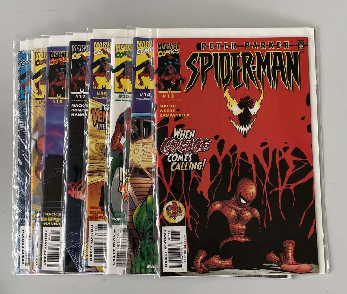 Peter Parker Spider-Man 13-20 Marvel Comics 1999