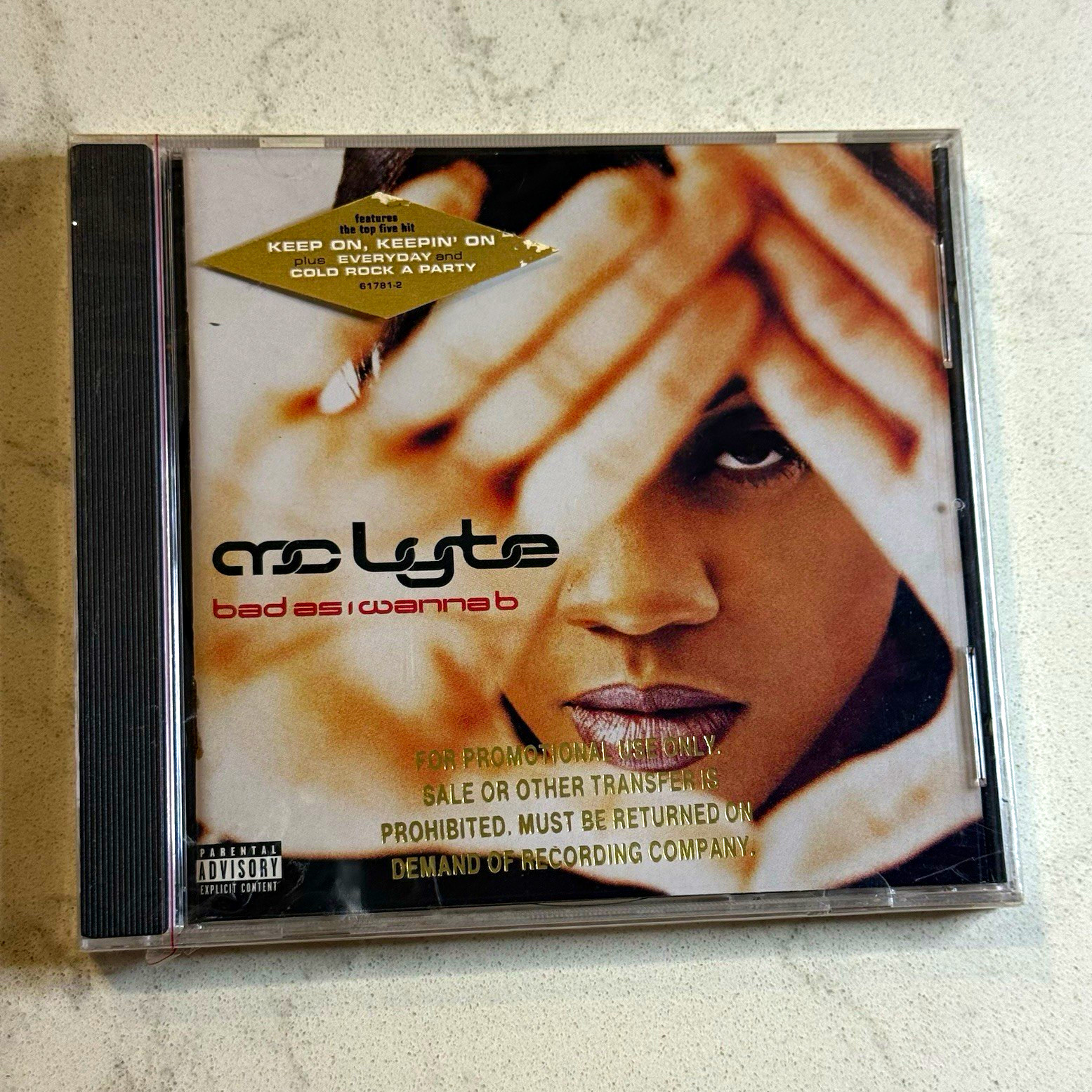 MC Lyte Bad As I Wanna B CD 1996 EastWest Promo Explicit NEW SEALED BX44