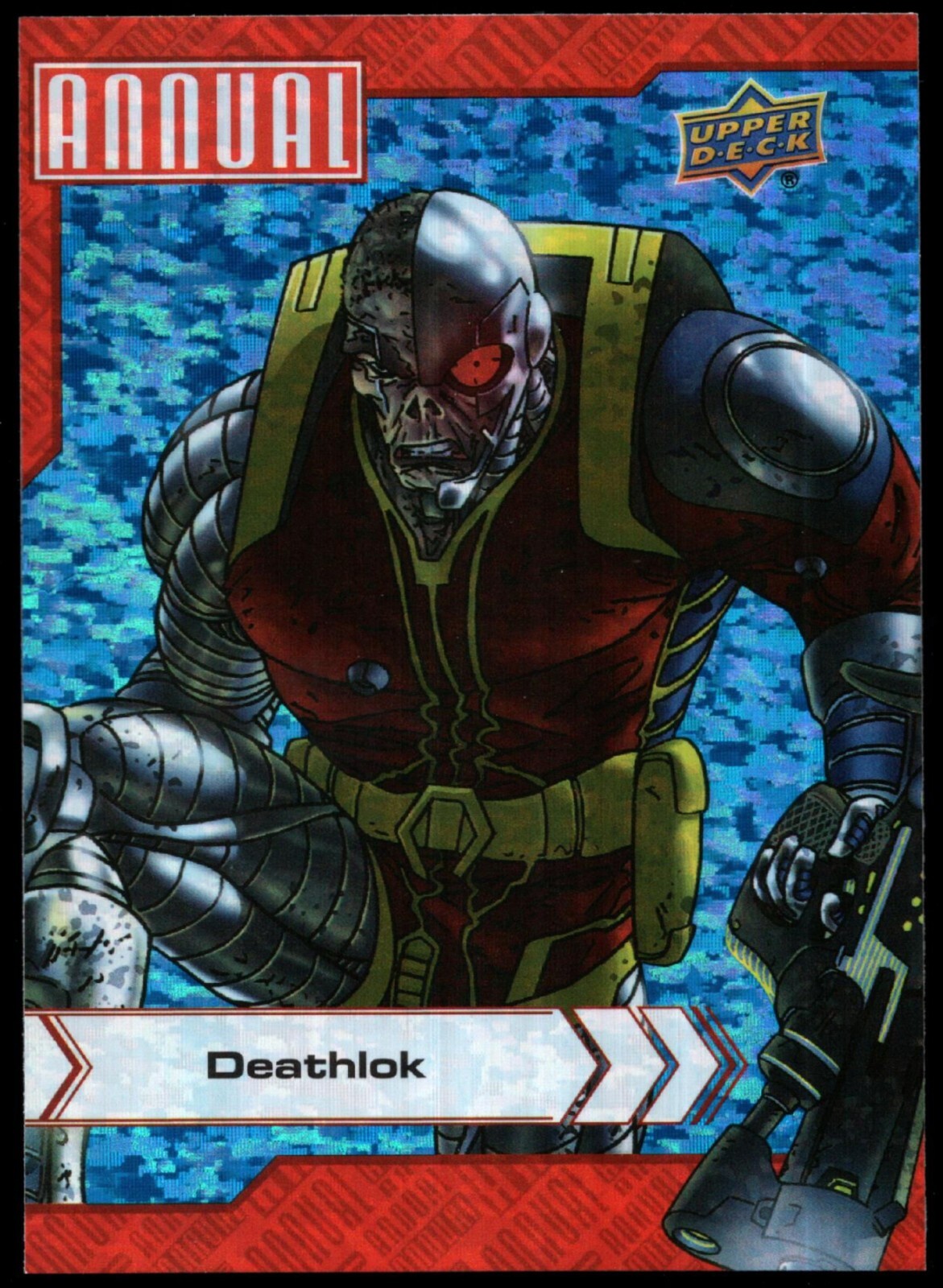 2022/23 Upper Deck Marvel Annuale "BLUE SPARKLE" Carta Parallela #23...DEATHLOK