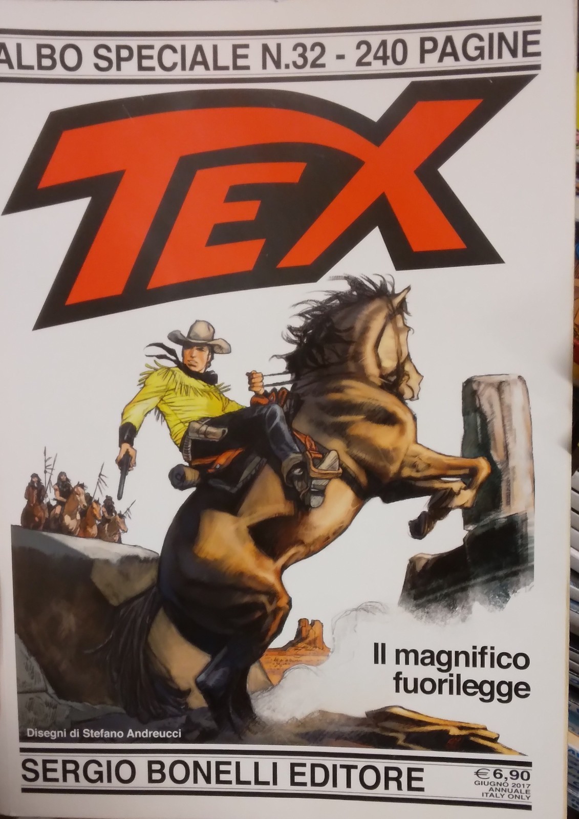 TEXONE IL MAGNIFICO FUORILEGGE- ANDREUCCI- BUONO STATO