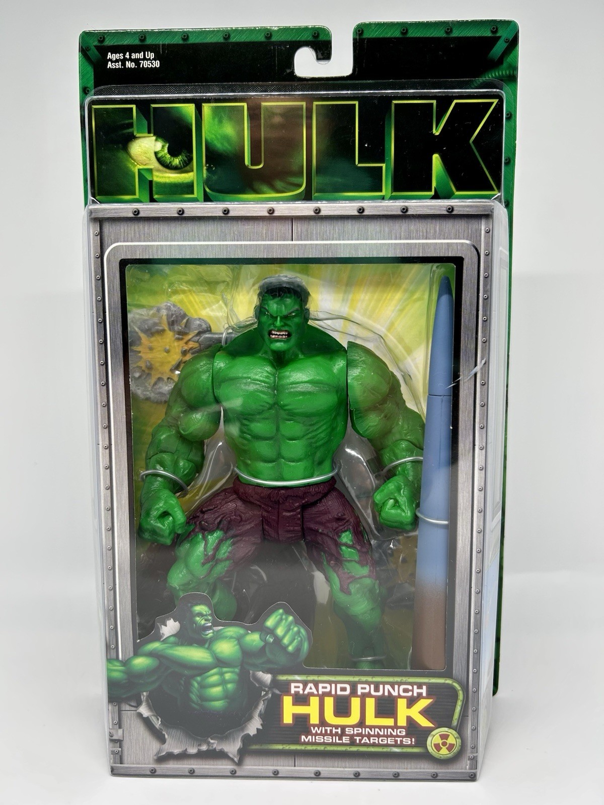 HULK The Movie Rapid Punch Hulk Modellino Giocattolo Biz 2003