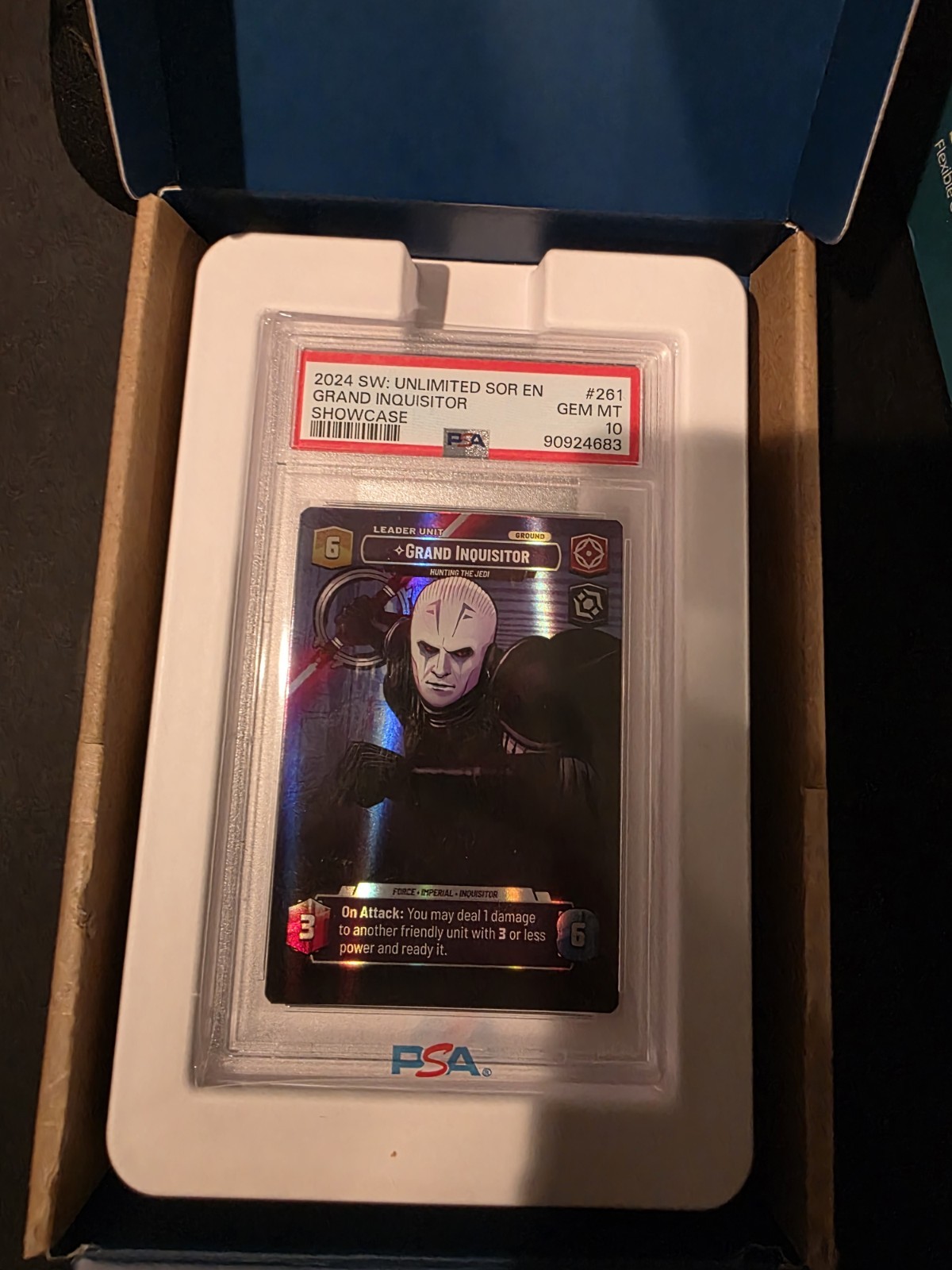 Star Wars: Unlimited - Grand Inquisitor - Hunting the Jedi (Showcase) (PSA 10)