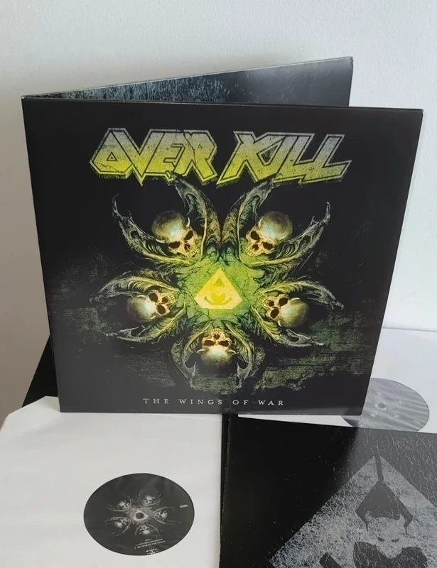 OverKill - The Wings Of War 2019 A.D. Original Europe Gatefold DLP Edition In Black Vinyl