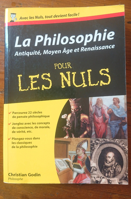 Livre - La philosophie pour les nuls - Antiquité, Moyen Age et Renaissance