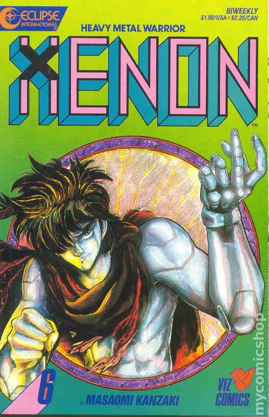 Xenon #6 VF 1988 immagine stock