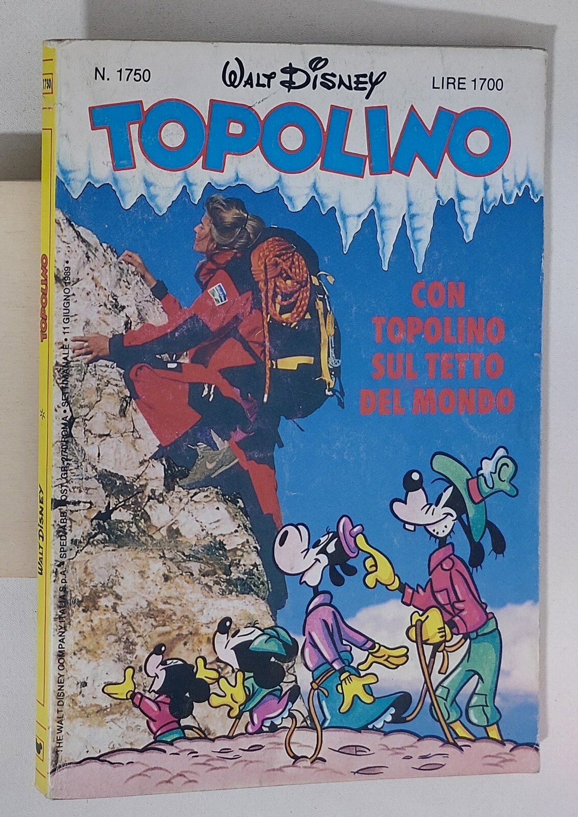 65148 TOPOLINO libretto n. 1750 - Disney 1989