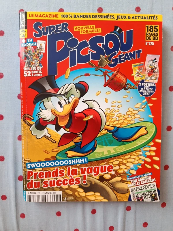 Magazine Super Picsou Géant N°225 - BD Disney