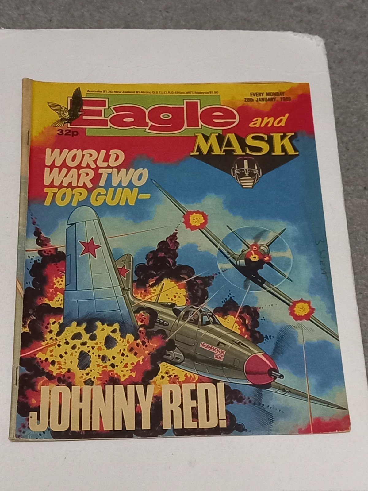 Eagle And Mask 28th January 1989