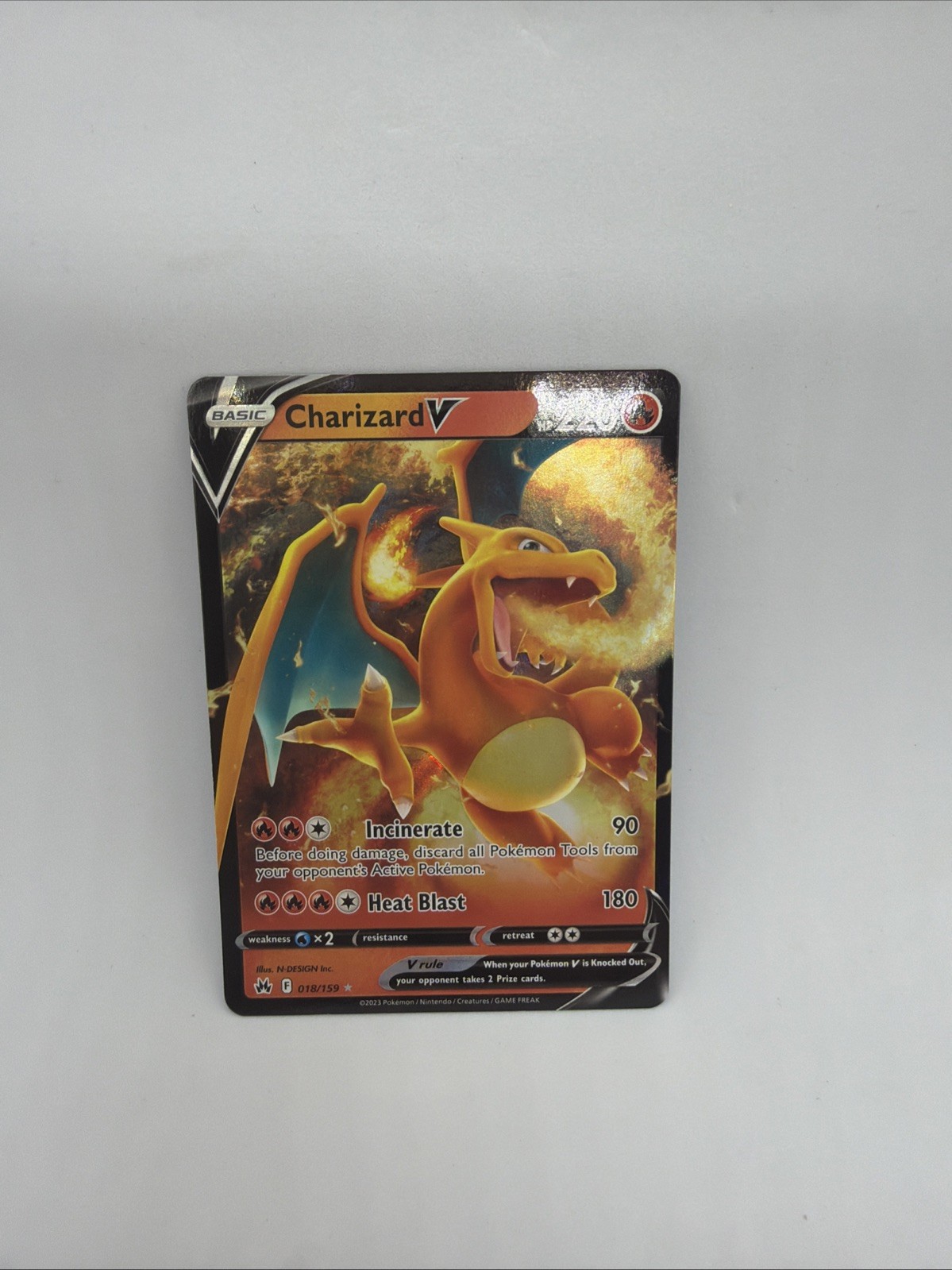Charizard V 018/159 SWSH: Corona Zenith Holo