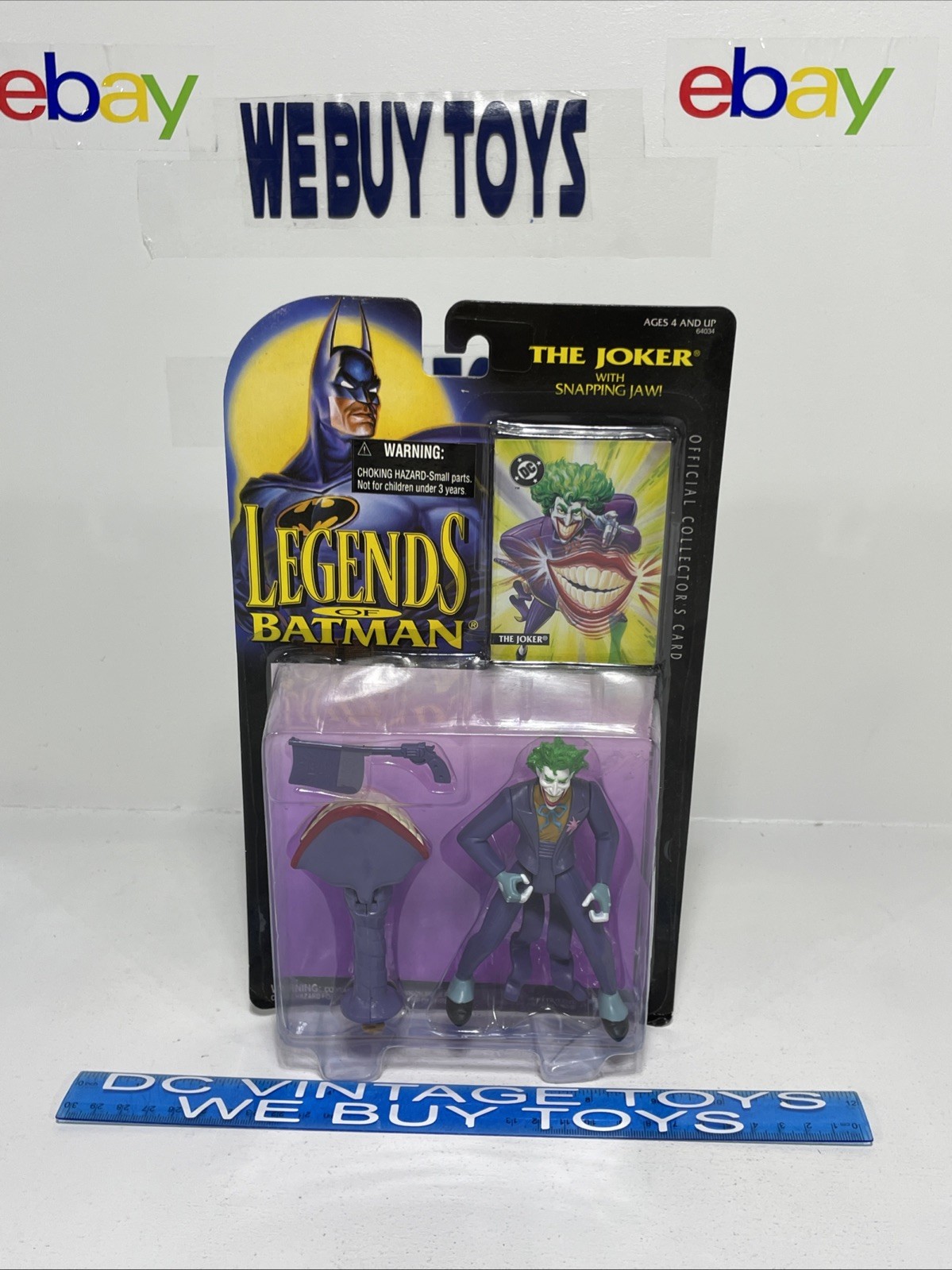 Kenner DC Comics Legends of Batman The Joker with  Snapping Jaw Action Figure