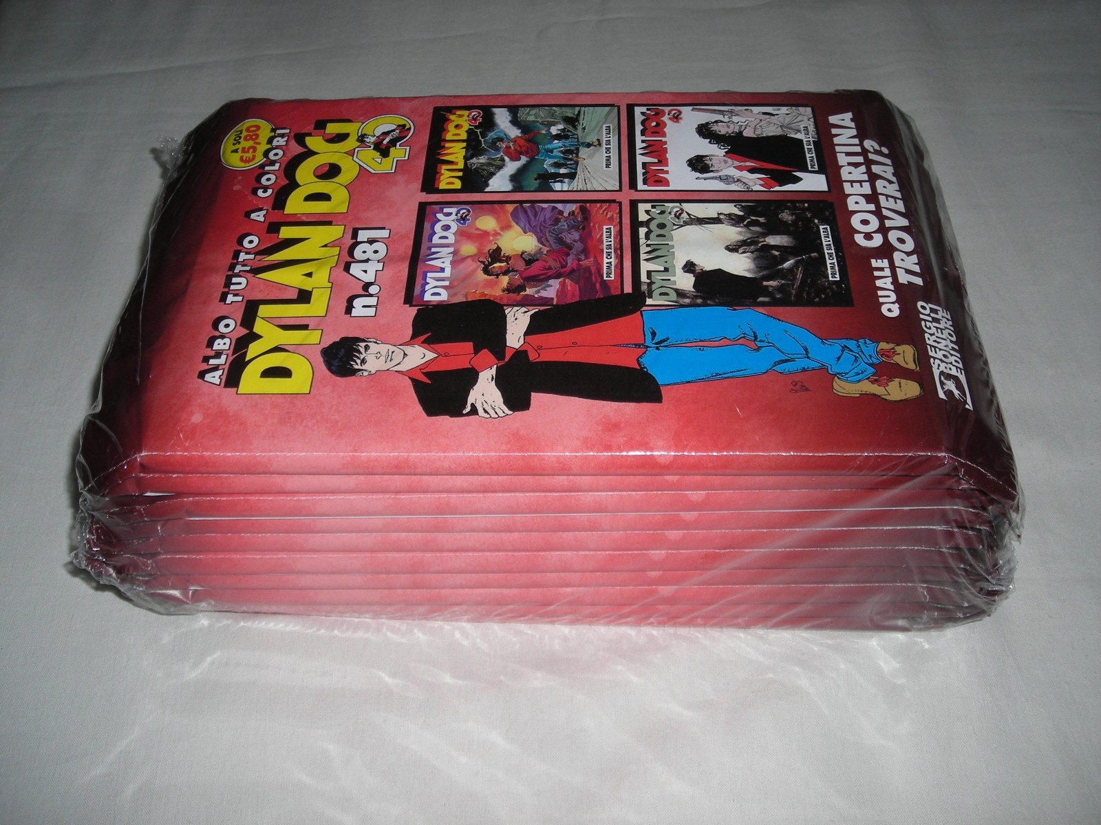 DYLAN DOG 481 PRIMA CHE SIA L'ALBA BLISTER 10 BUSTE SIGILLATE BONELLI BLIND PACK
