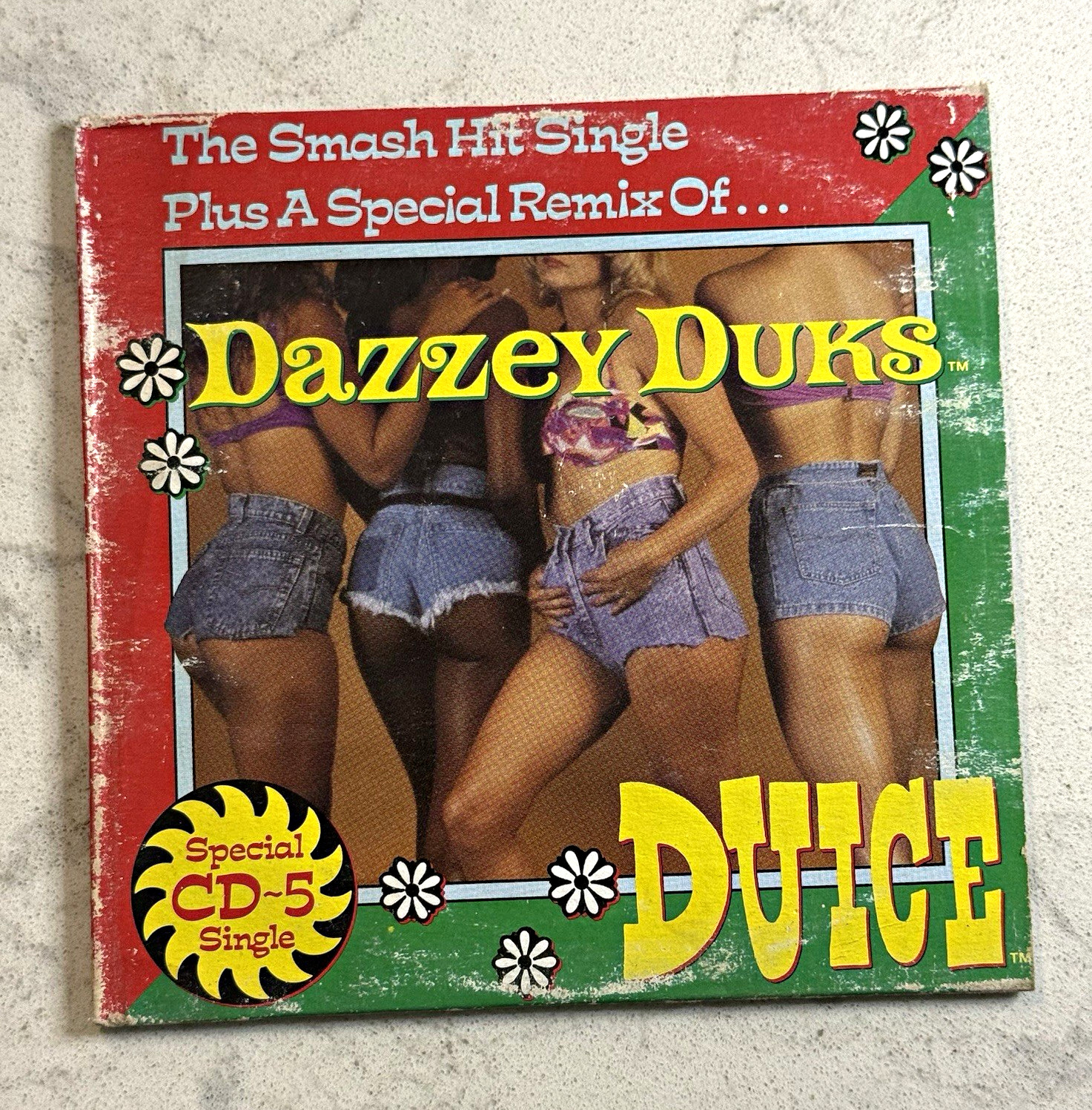 Dazzy Duks Duice CD Single 1992 Mega Mix Low Rider Bellmark TMR 2 3089 BX48