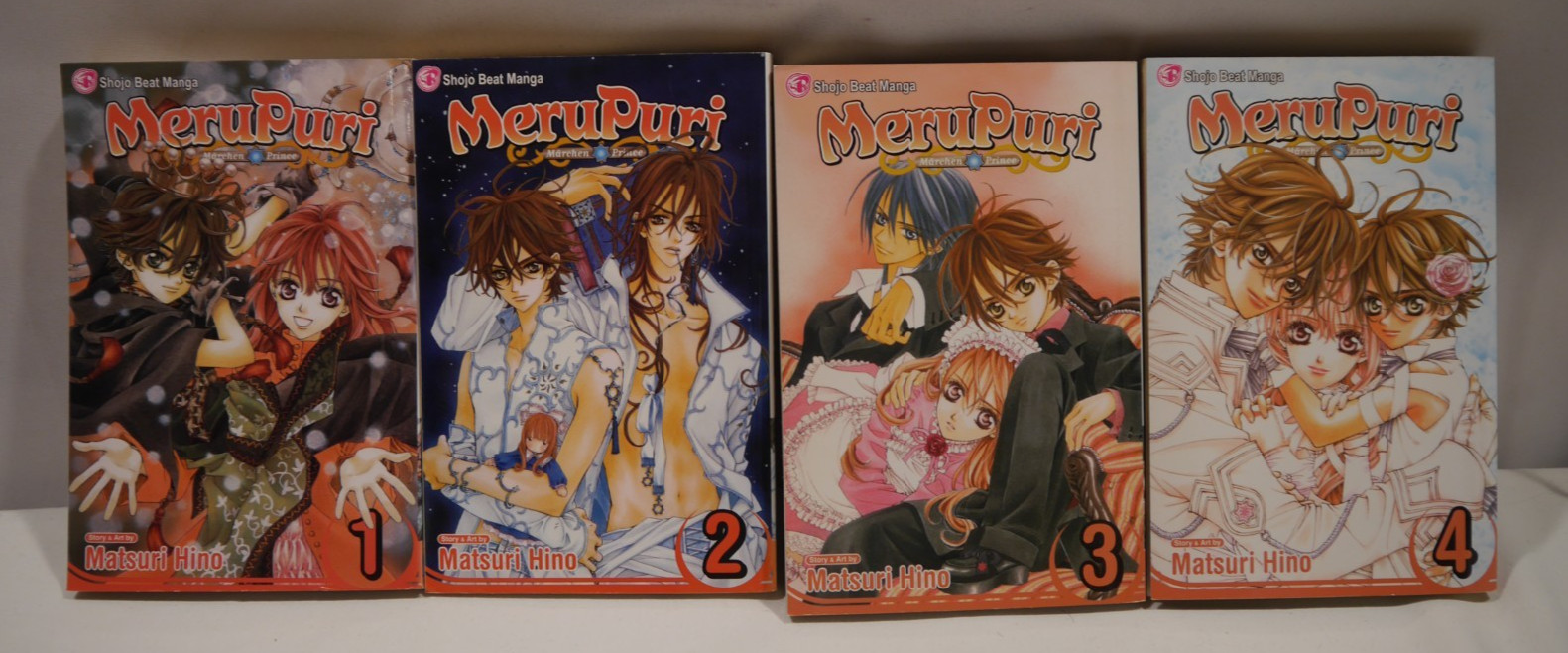 MeruPuri Marchen Prince di Matsuri Hino volumi 1-4 libri manga in inglese
