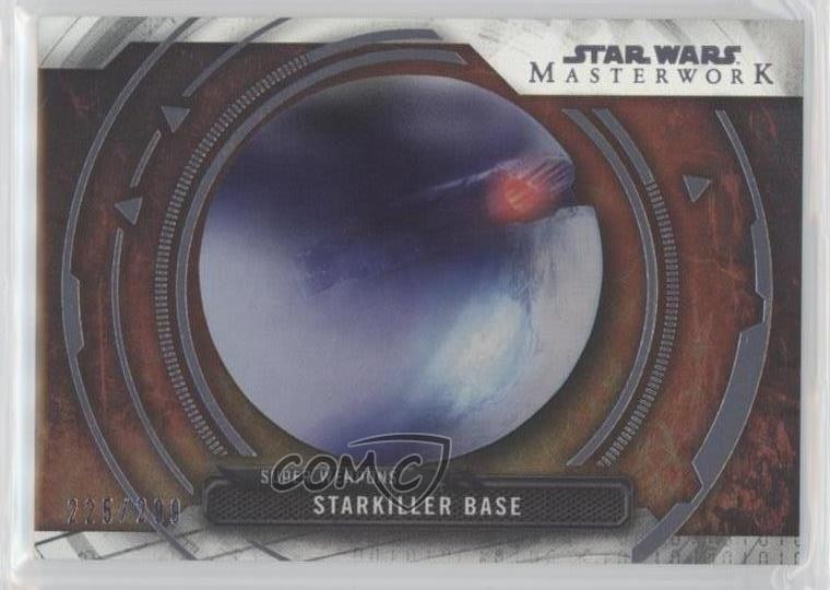 2018 Star Wars Capolavoro Super Armi Foglio Arcobaleno 225/299 Starkiller Base 1u0