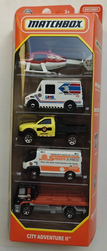 Matchbox 5-packs City Adventure II (GVY43)