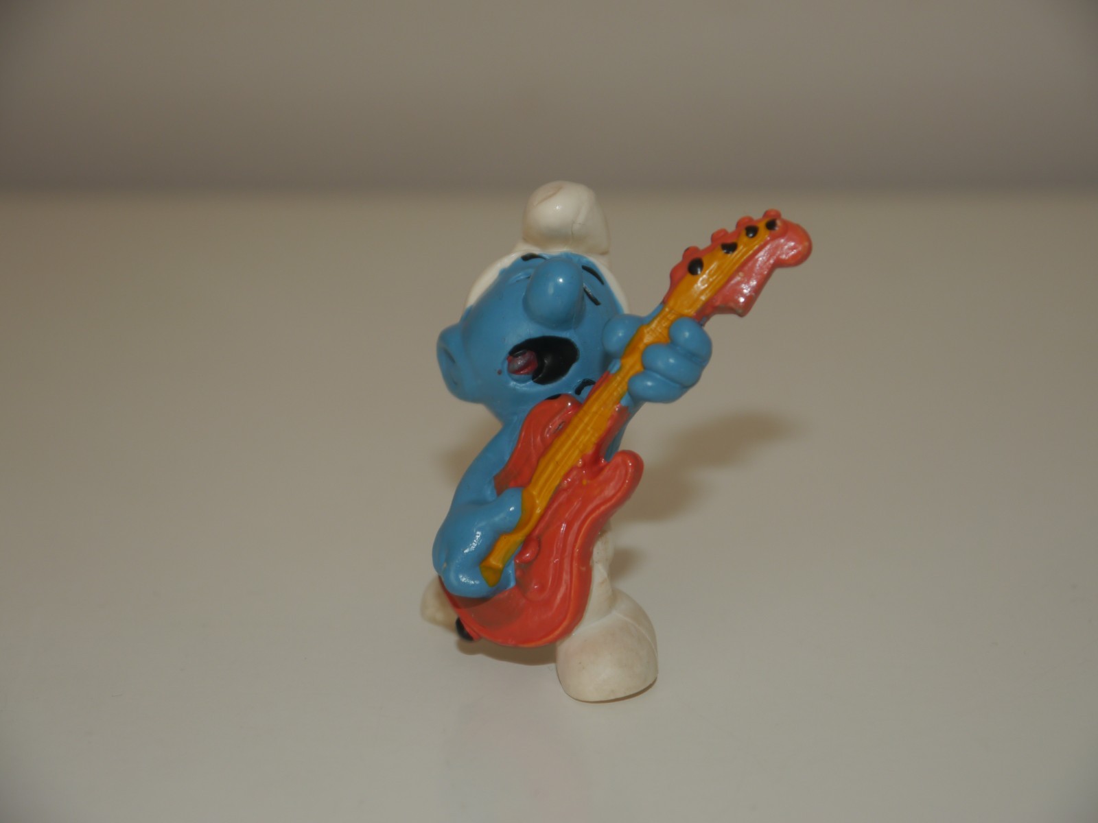 Vintage Shleich GUITAR PUFFO Figura Vintage Peyo_A24