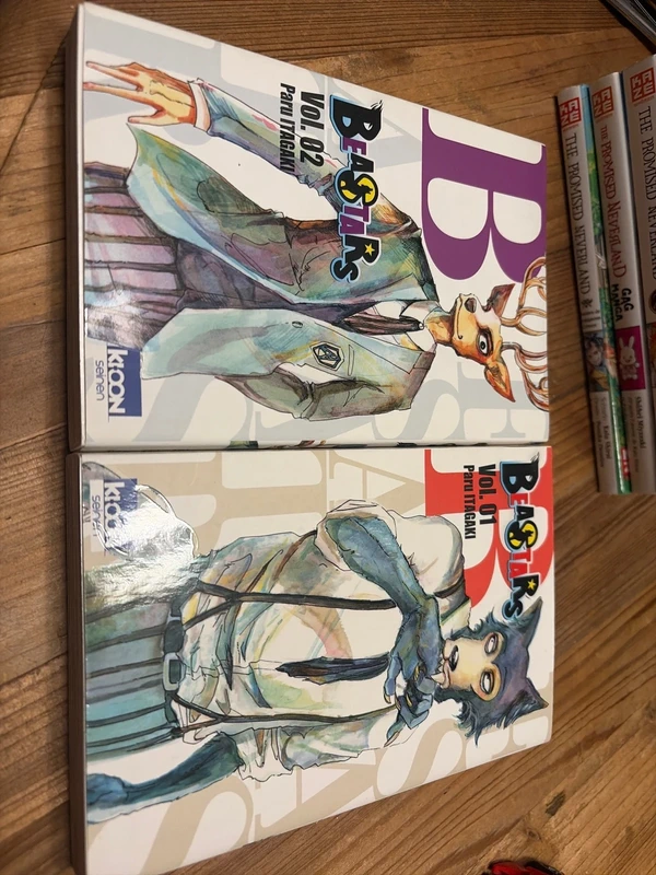 Tome 1 et 2 manga Beastars