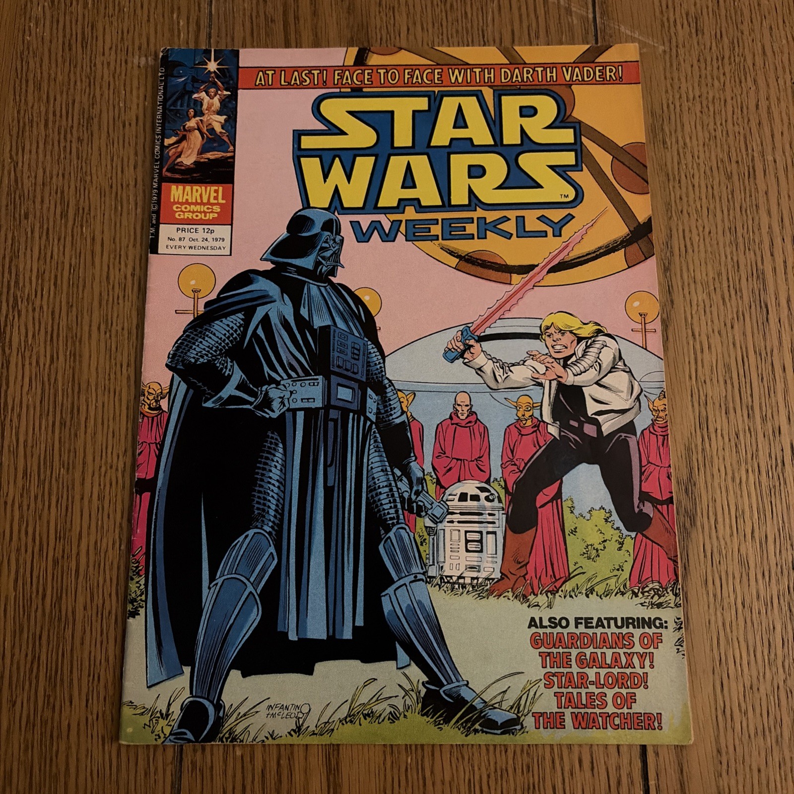 VINTAGE STAR WARS  WEEKLY COMIC NO. 87 1979 OCTOBER 24th