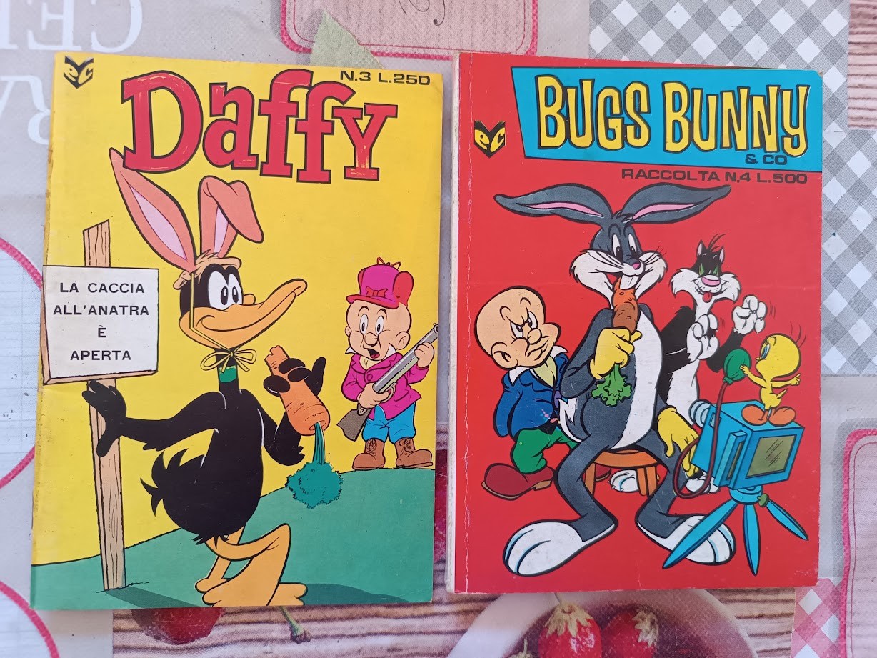 Lotto Fumetti LOONEY TUNES Cenisio SILVESTRO 31 GIGANTE + DAFFY 3 + BUGS BUNNY