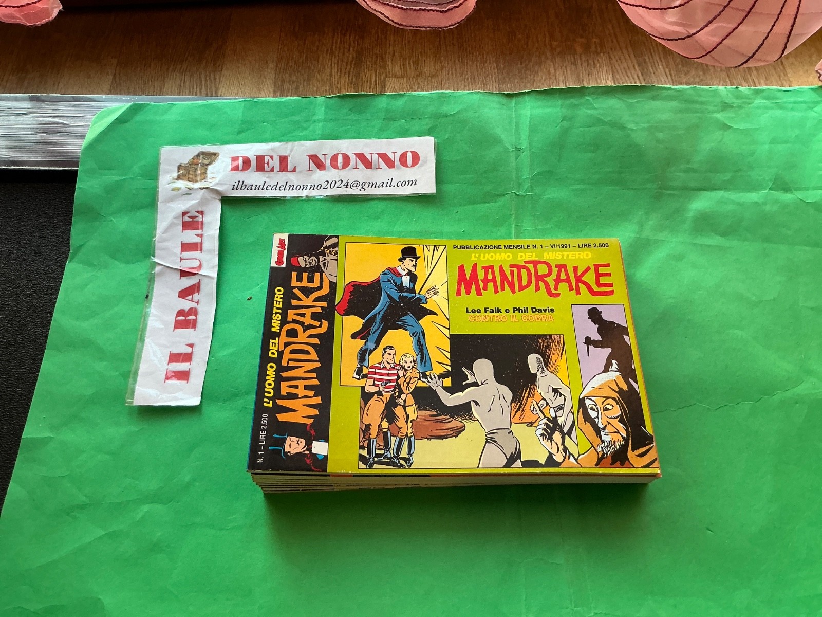 LOTTO DI 8 NUNMERI DI MANDRAKE - COMIC ART , vedi foto  LR50