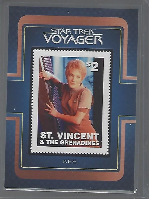 Star Trek Voyager archivi e francobolli Kes VS9