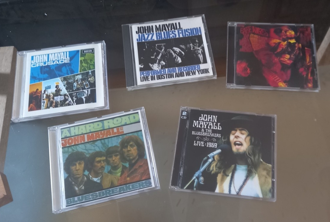 John Mayall **5 X CD Bundle Collection** Crusade, Fusion, Bare, Live 69, Road