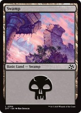 Swamp (0284) (284) (Foil NM) Aetherdrift MTG DFT