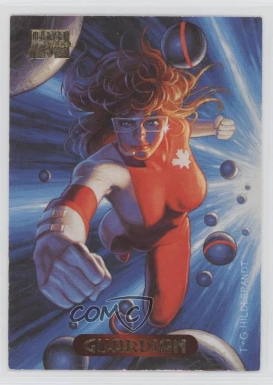 1994 Fleer Marvel Masterpieces Guardian #47 0b6