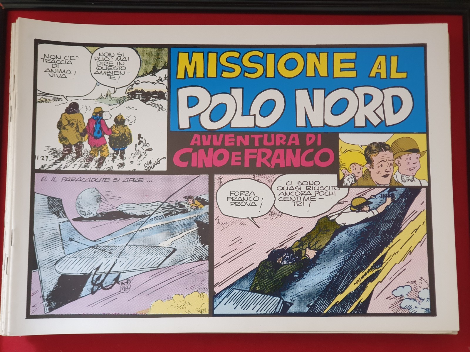 FUMETTO CINO E FRANCO MISSIONE AL POLO NORD NERBINI RISTAMPA ANASTATICA VINTAGE