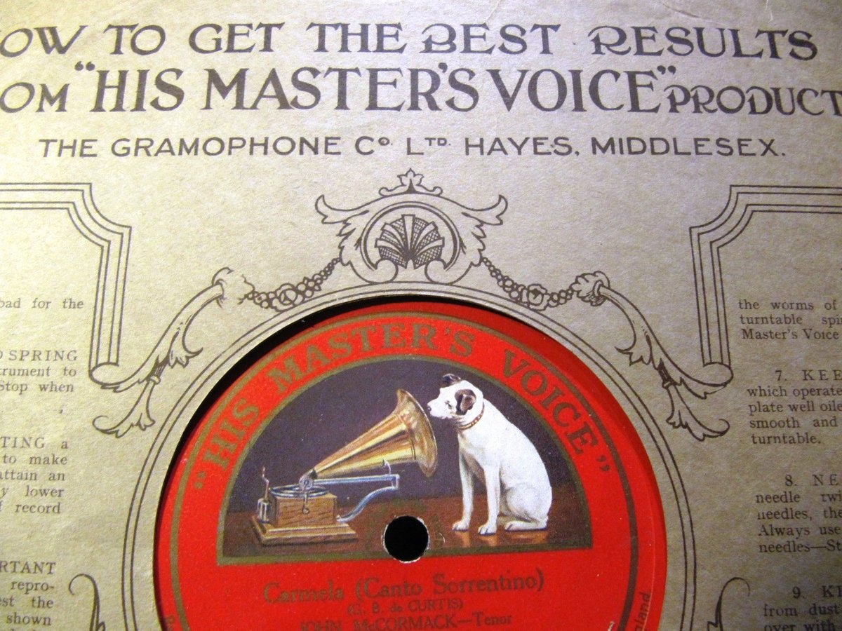 1916 FRITZ KREISLER VIOLIN John McCormack Moszkowski SERENATA/ Carmela 78