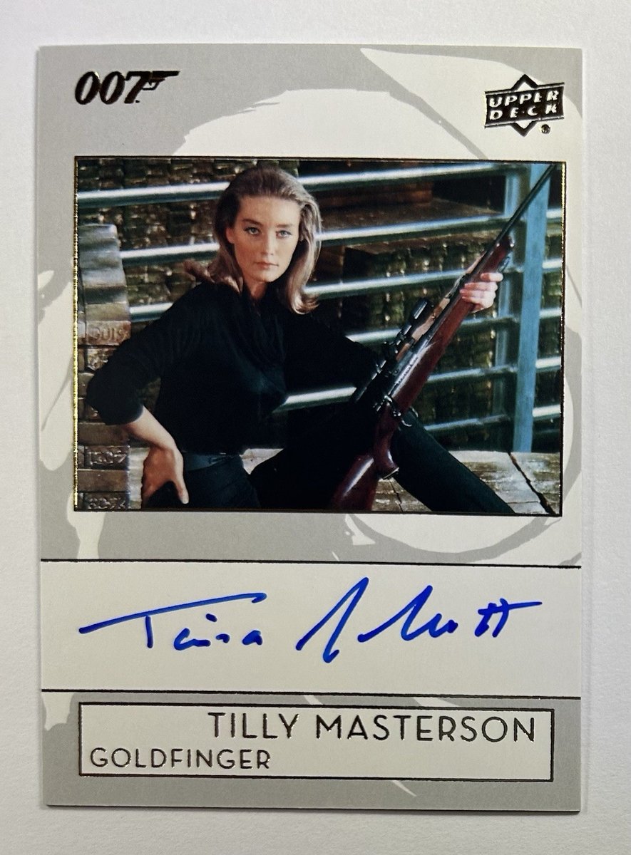 2019 Upper Deck James Bond Tania Mallet come Tilly Masterson Autografo A-TM