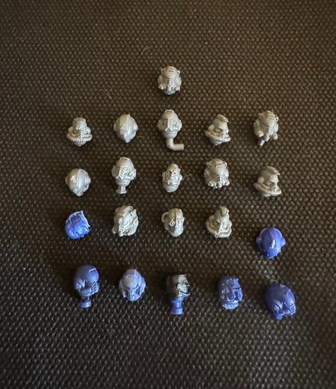 Space Marines Warhammer 40k Heads Mix Bits 2
